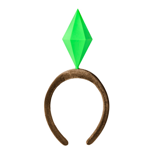 The Sims LED Plumbob Headband - Brunette