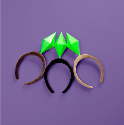 The Sims LED Plumbob Headband - Brunette