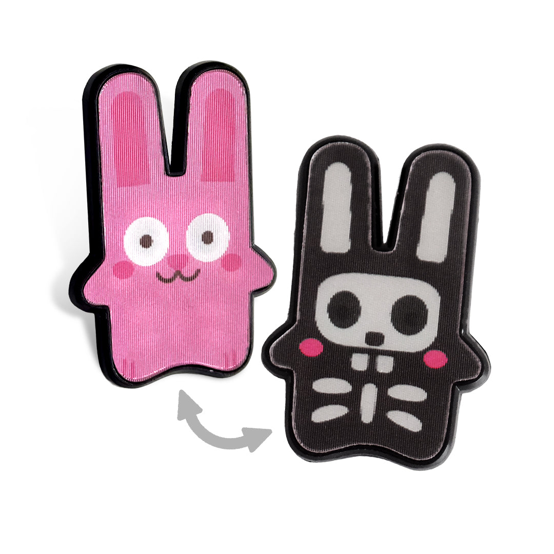The Sims Freezer Bunny Lenticular Pin