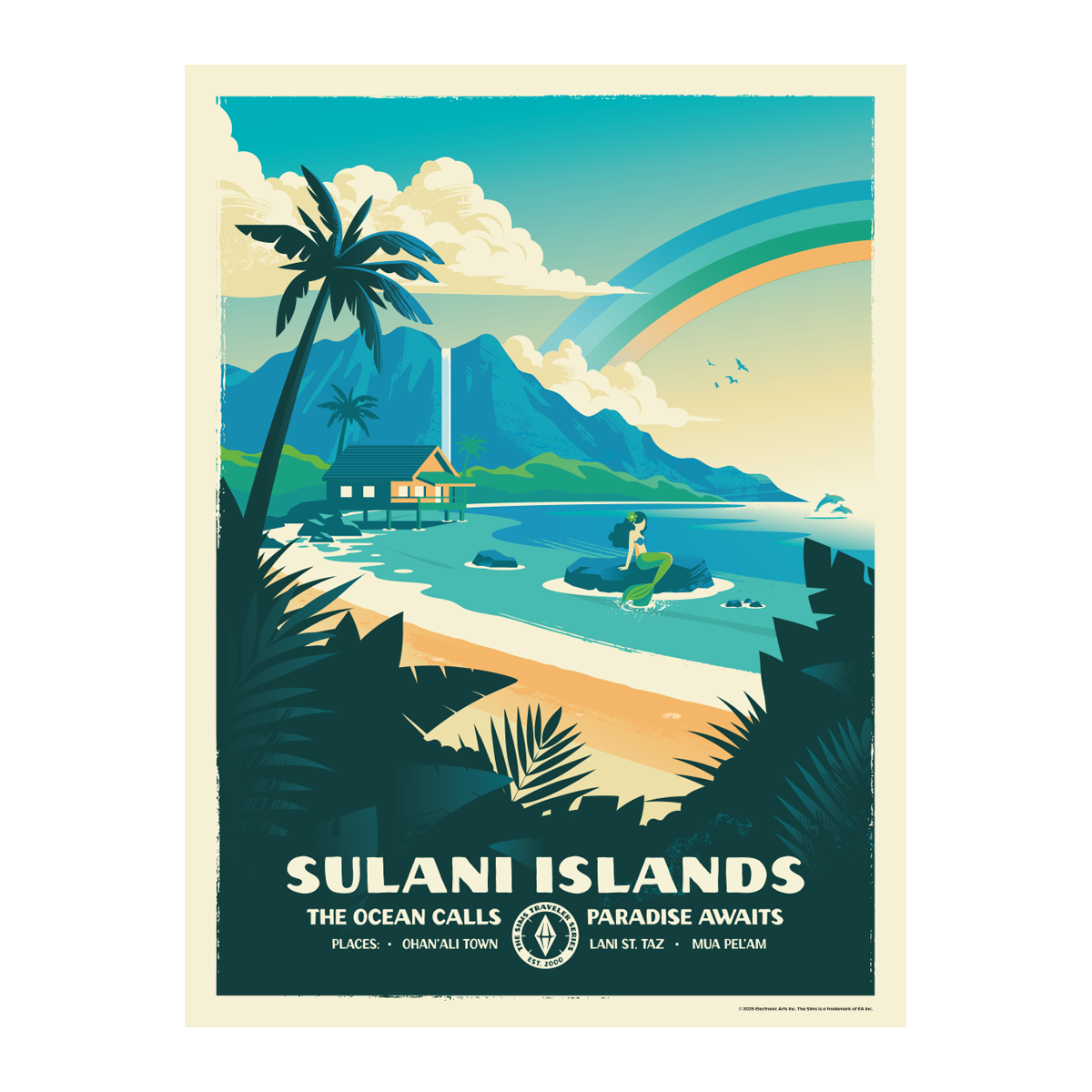 The Sims Sulani Islands Poster