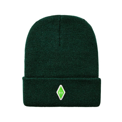 The Sims Plumbob Patch Beanie - Hunter Green