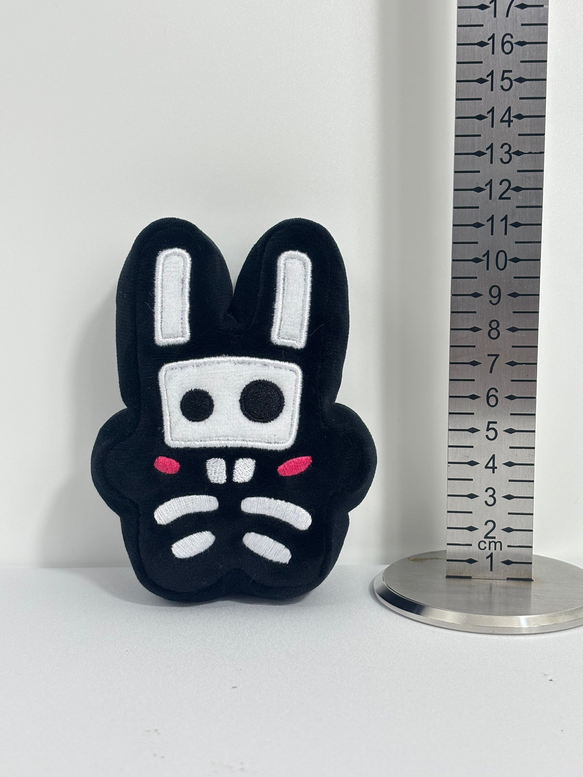 Skeleton Freezer Bunny charm