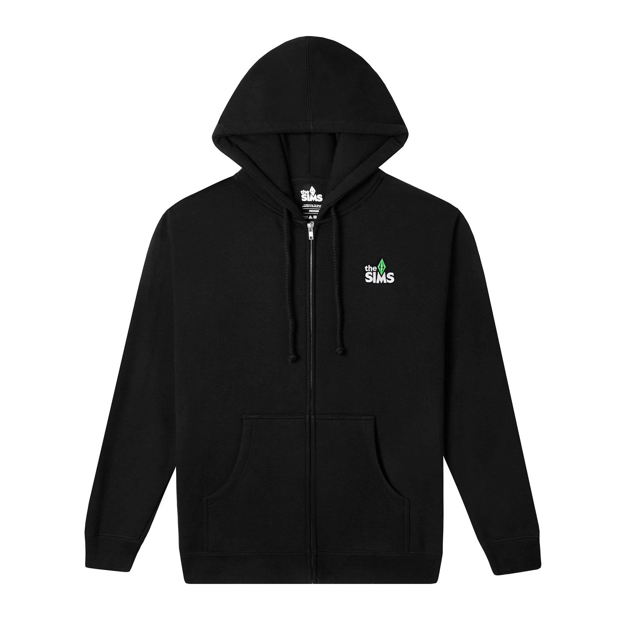 The Sims Embroidered Zip Hoodie