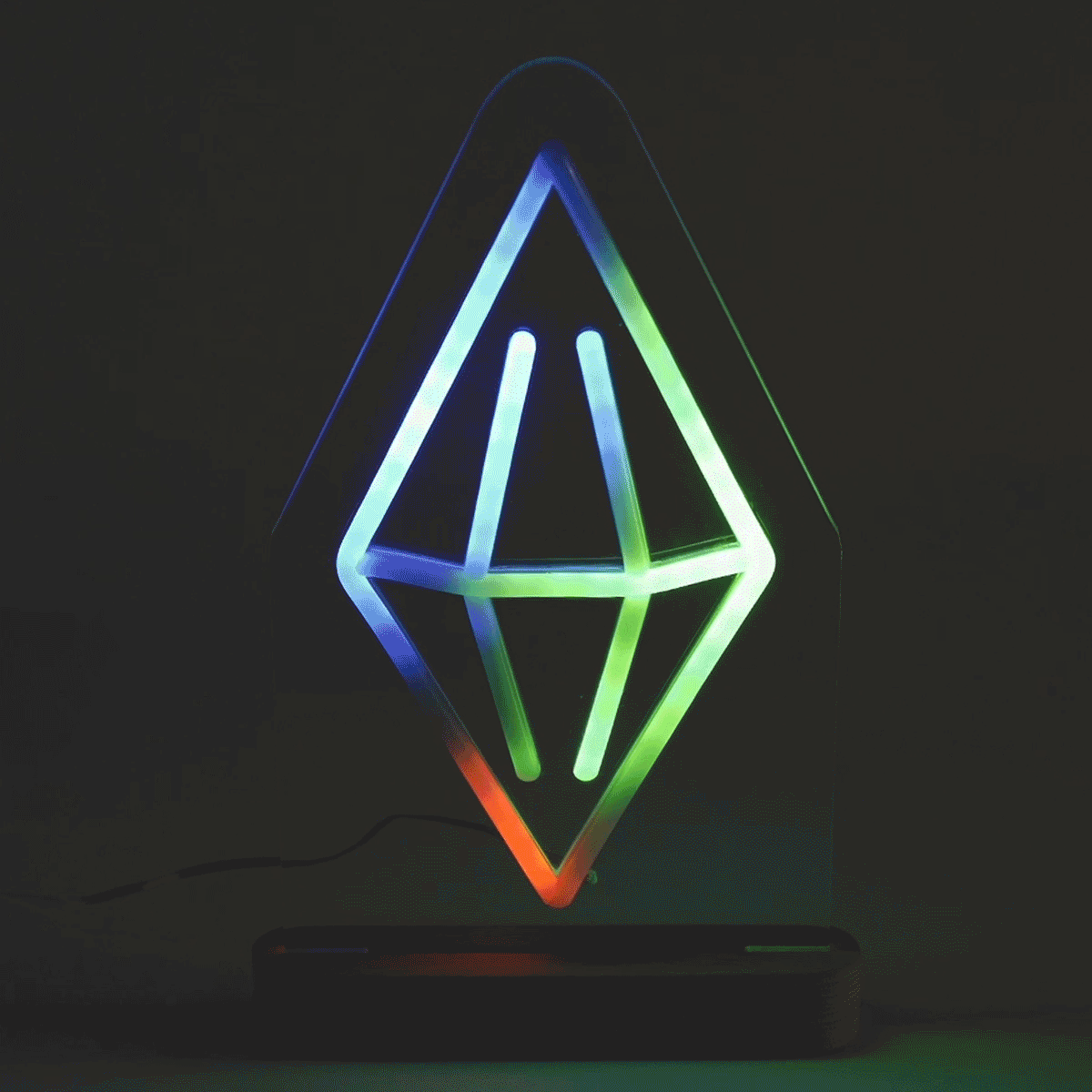 Plumbob LED Neon Desk Lamp
