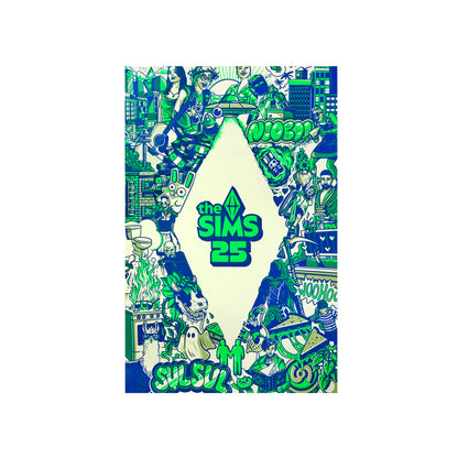 The Sims 25th Birthday Poster - Small