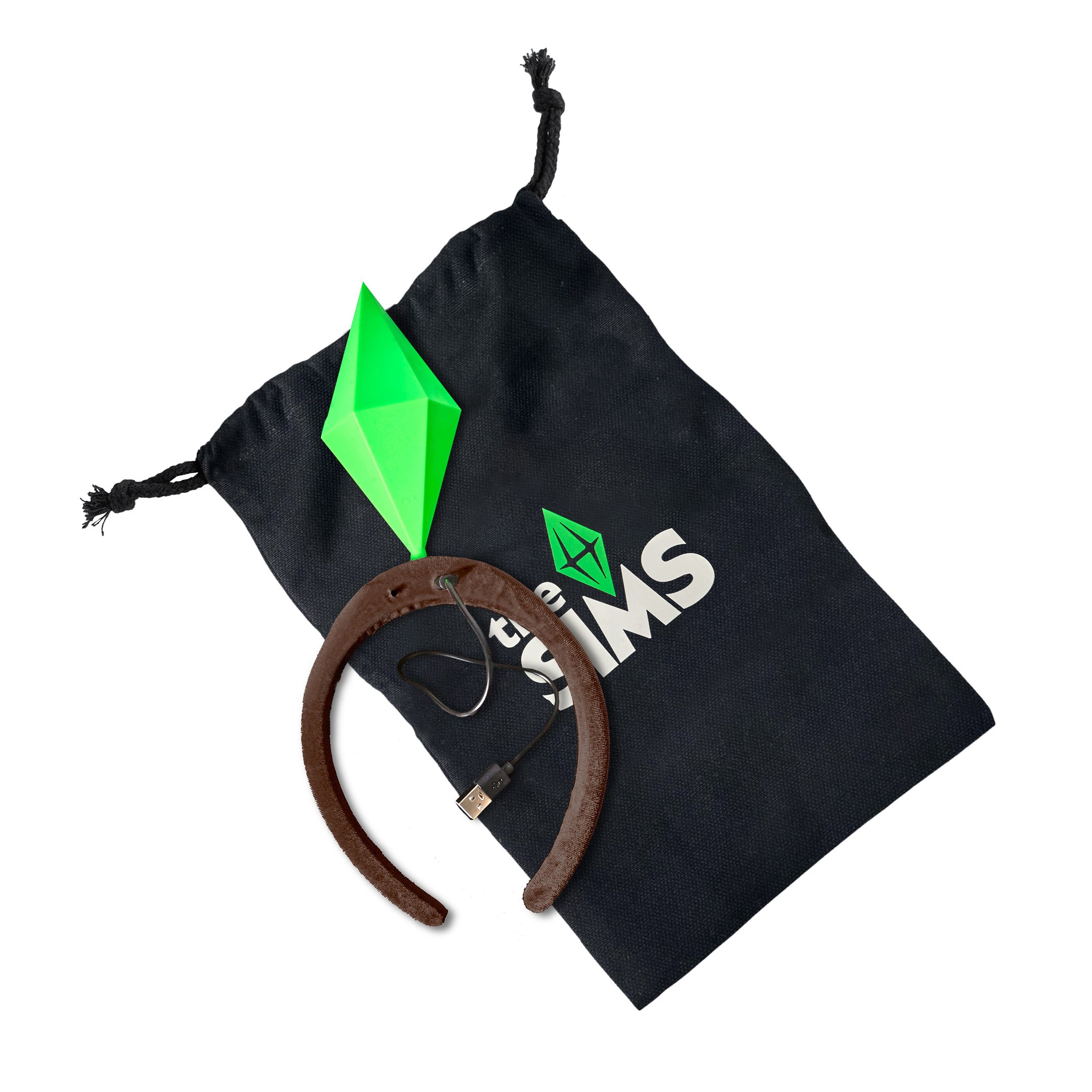 The Sims LED Plumbob Headband - Brunette