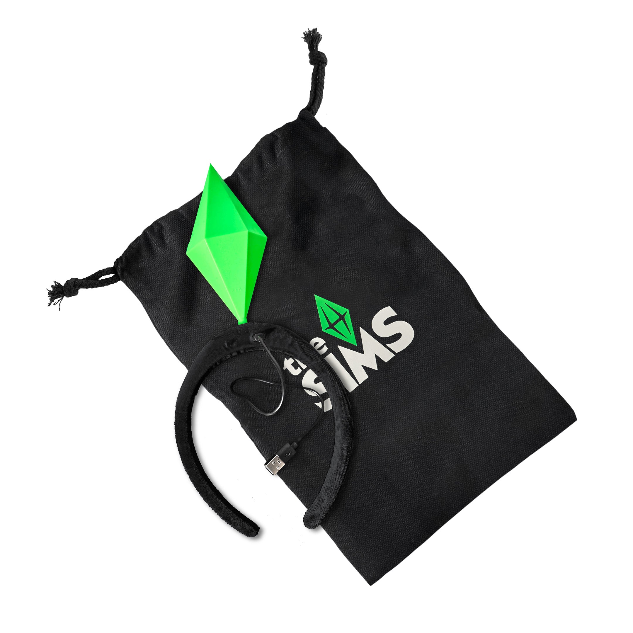 The Sims LED Plumbob Headband - Black