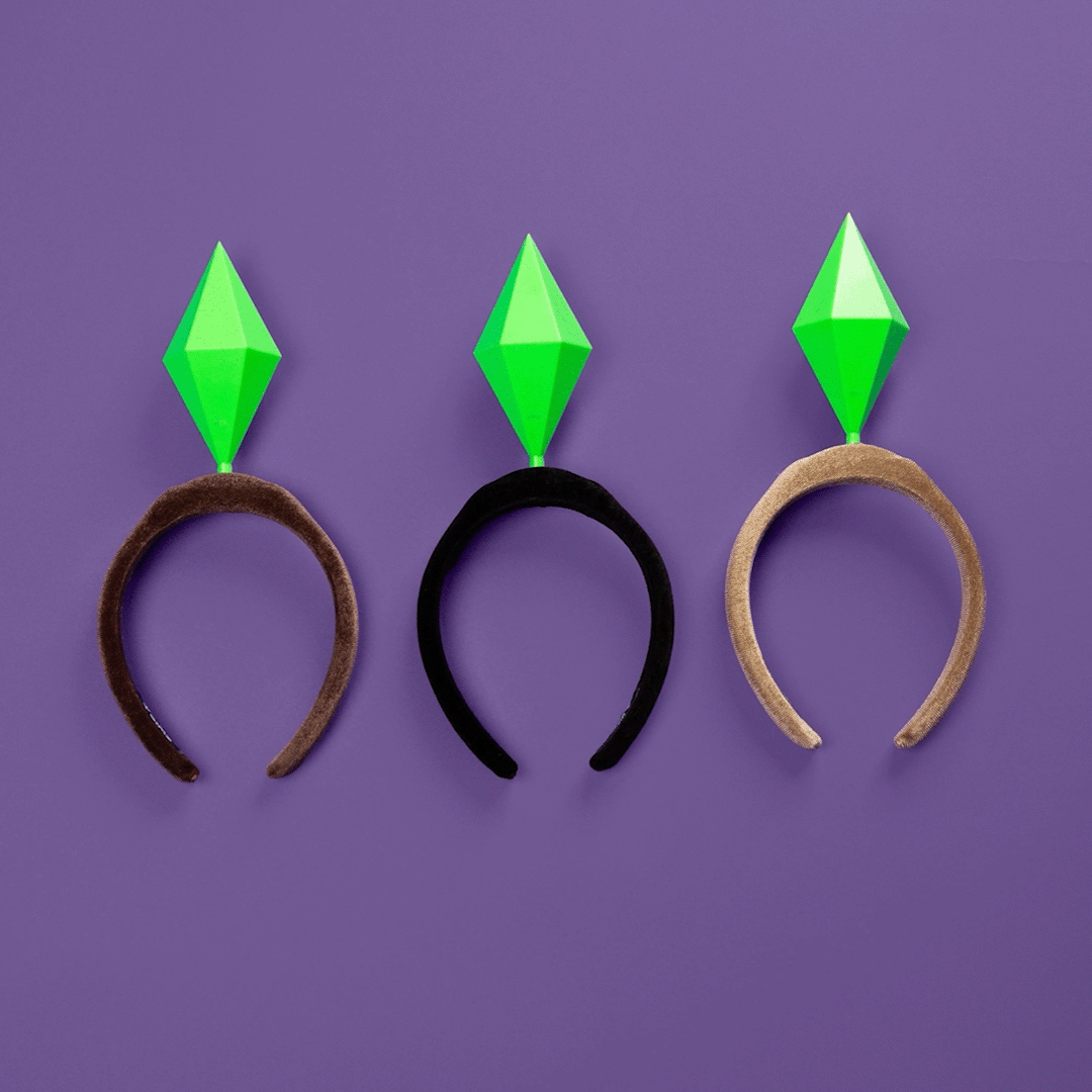 The Sims LED Plumbob Headband - Black