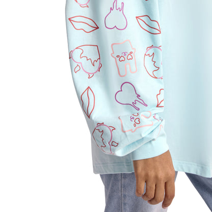 WooHoo Long Sleeve T-shirt - Teal