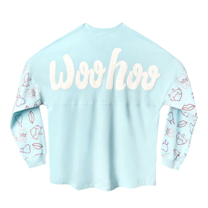 WooHoo Long Sleeve T-shirt - Teal