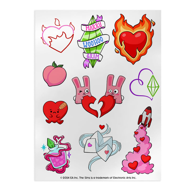 Lurve Temporary Tattoo Pack