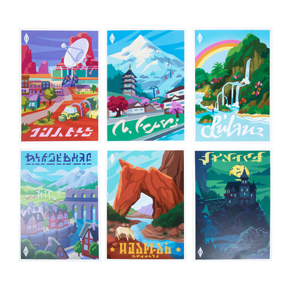 The Sims™ 4 World Travels Postcard Set